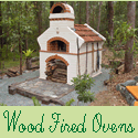 Wood fired pizza ovens.