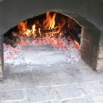 sweep the embers aside for the roaster