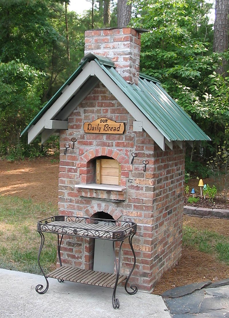 Brick Oven Built By Lady Christine