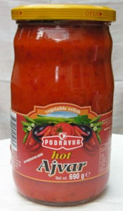 Vegetable relish spread product by Podravka.