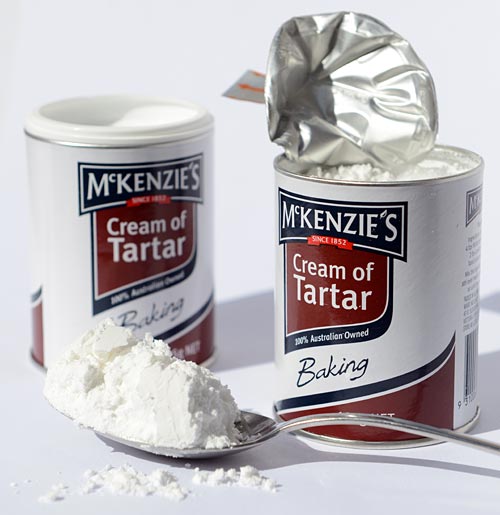 Opened containers with Cream of Tartar.