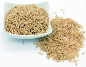 Brown basmati rice uncooked