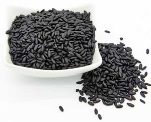 Black rice uncooked