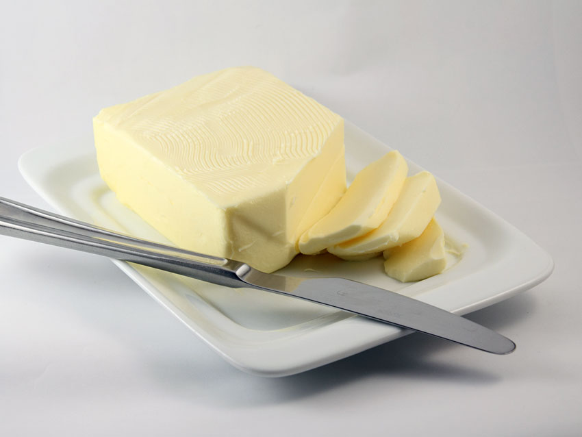 Convert amounts of Butter, salted