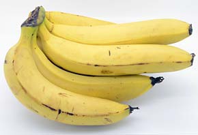 Bananas raw, Cavendish