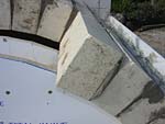 Making masterly tail oven firebrick arches.