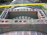 Making flue hood with own arch and front arched decoration.