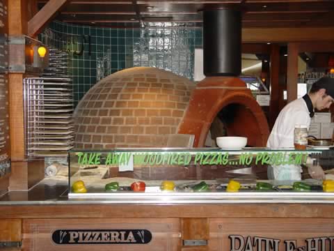 Restaurant with wood oven on the esplanade in Cairns, Queensland Australia.