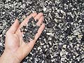 Ash is a secondary product after material burning.