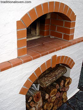 Masterly Wood Fired Oven Firebrick Dome picture. Oven designed, developed and built by Rado Hand in July 2004.