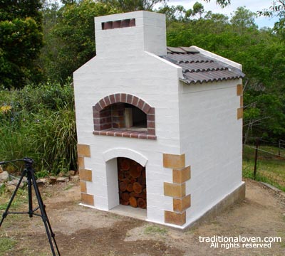 Building Instructions On CD Pizza Oven Stone Wood-Fired For Bread And 