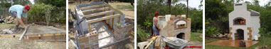 Building wood burning brick oven plans.