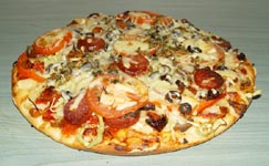 Picture of pizza made out of this recipe.