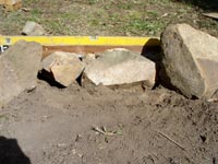 Entry side of the oven is lower.