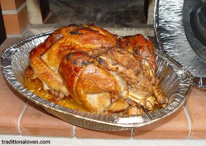 Roasted turkey in Masterly Tail oven.