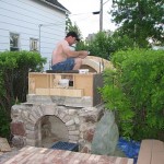 Building a pizza oven in Canada.