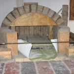 The first arch made from firebricks.