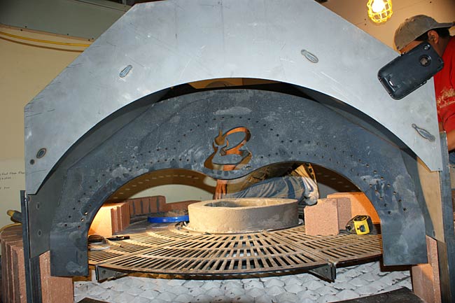 gas fired brick pizza ovens