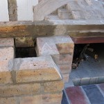 Making flue hood and chimney.