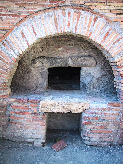 Nutella pizza in Pompeii.
