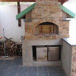 Perfect wood fired pizza oven.