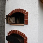 Wood fired family oven built in Austria.