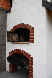 Wood fired family oven built in Austria.