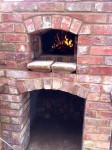 Firing pizza oven for the second time