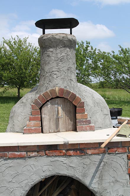 Firebrick oven for pizza