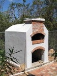 brick pizza oven built in Caribbean Anguilla