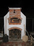 Pizza oven at evening time around in Caribbean Anguilla