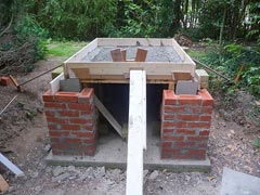 Hearth for cottage oven