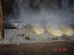 Baking French breads photos