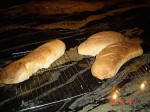 Picture of French breads baked WFO