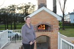 Liz and their brick oven