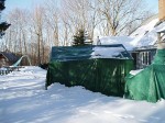 temporary building tent