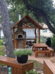 patio covered oven