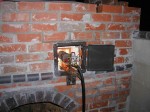 The gas burner for brick oven