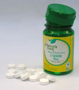 L-Lysine 500mg tablets from Nature's Own