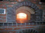 Wood gas pizza oven