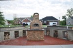 Oven built off of heavy industrial grade kiln fire bricks