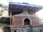 Pizza oven front
