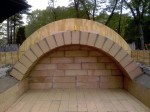Vault arch - 2.5" = 64 mm thick bricks
