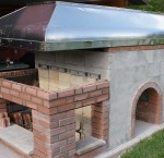 stainless steel fireplace oven hood