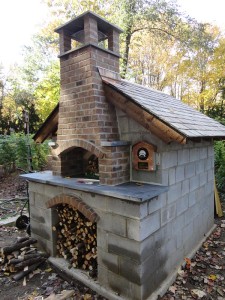 Oven with temperature gauge